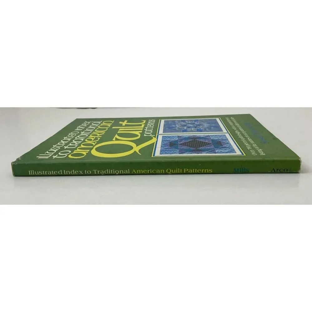 Illustrated Index Quilt Patterns Trad Amer Qu by Mills (Hardcover) VTG